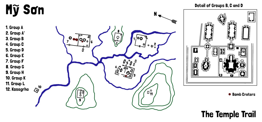 Map of My Son Vietnam