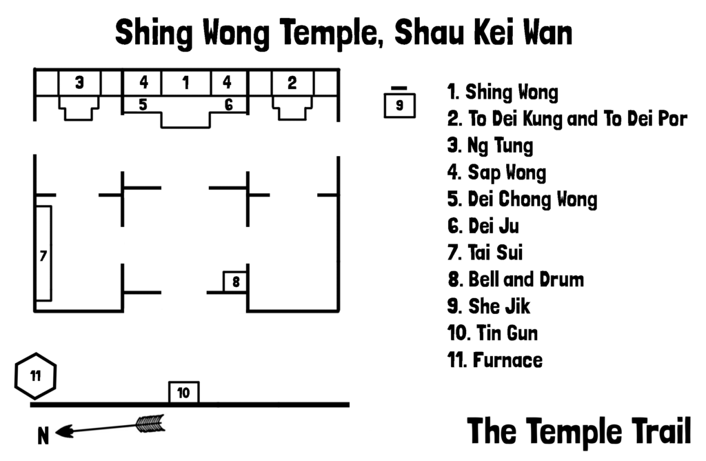 Shing Wong Temple Map