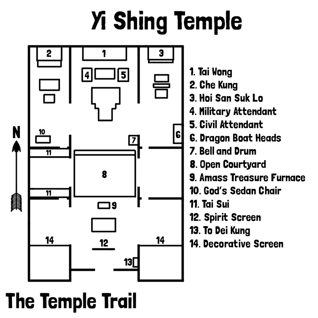 Yi Shing Temple Map