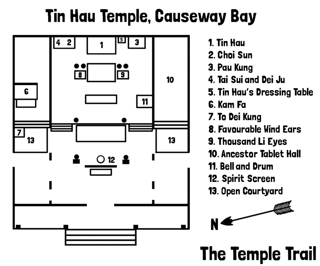 Tin Hau Temple Causeway Bay Map