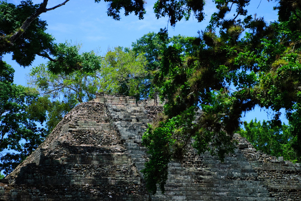 map of Maya sites