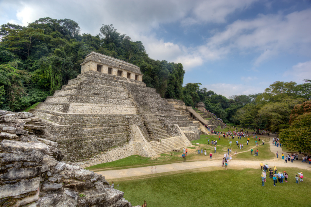 map of Maya sites